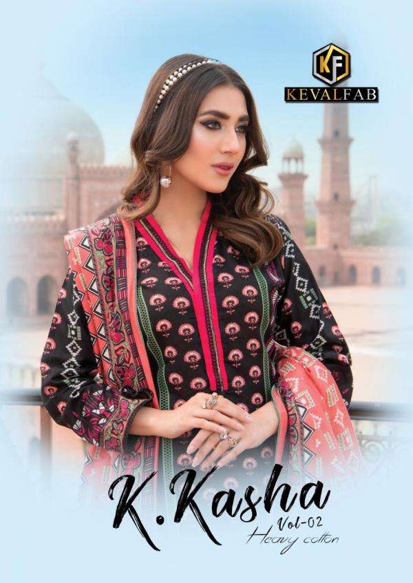 Keval k Kasha Vol-2 Cotton Designer Printed Dress Material